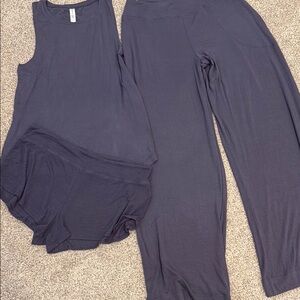 Athleta Women's Pajama Set - Dark Gray